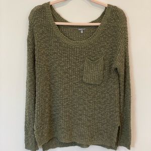 Oversized knit sweater